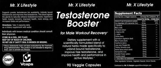 Testosterone Booster – Male Workout Recovery Formula