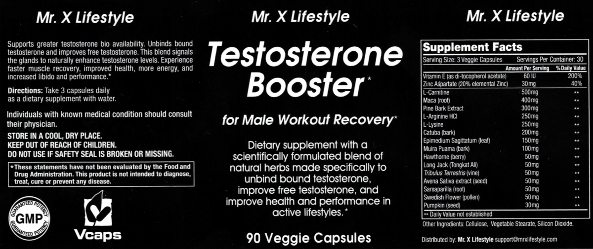 Testosterone Booster - 3 Bottles (Most Popular)