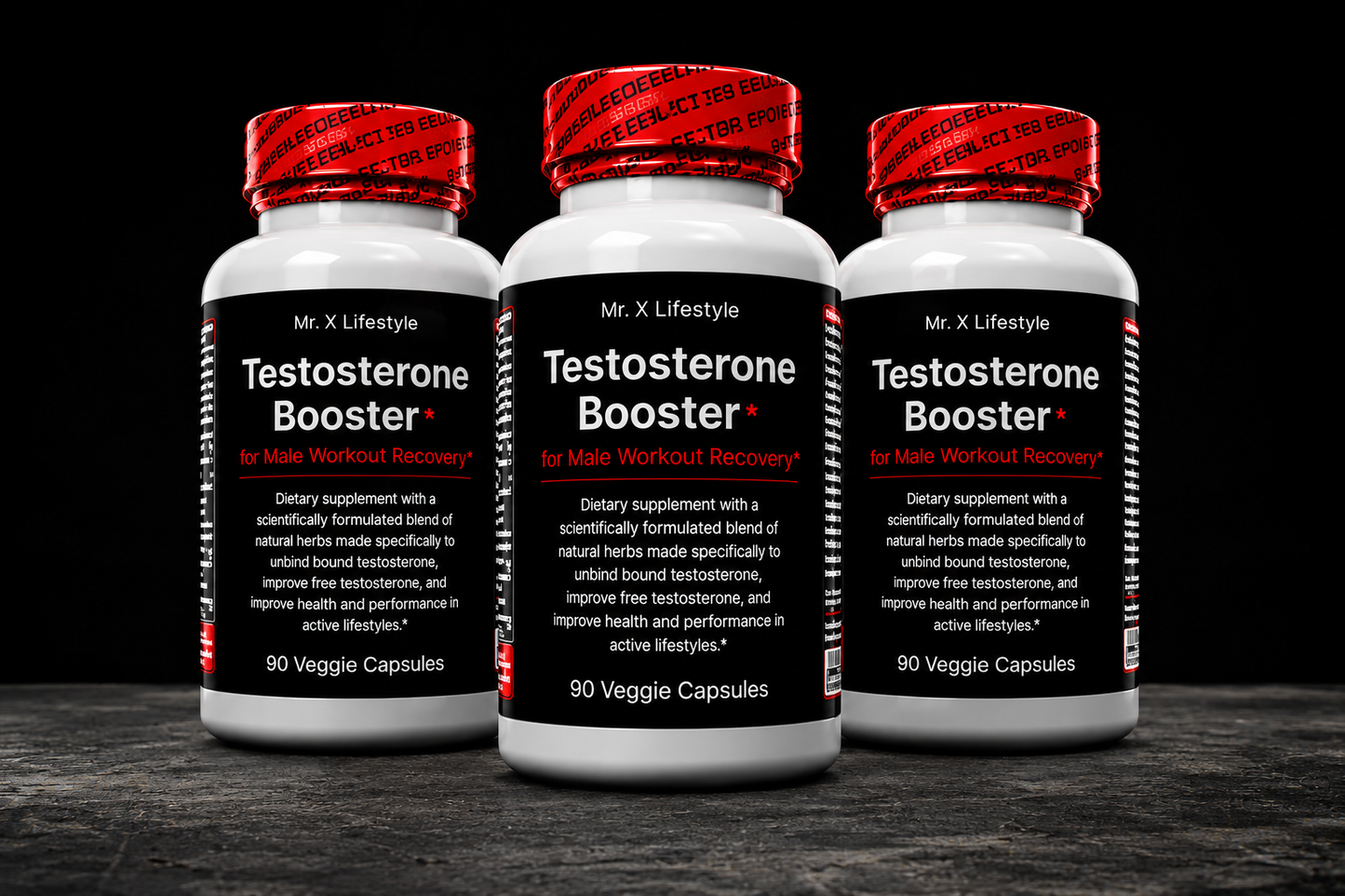 Testosterone Booster - 3 Bottles (Most Popular)